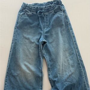 GAP girls Relaxed wide leg Fit Blue Jeans size M